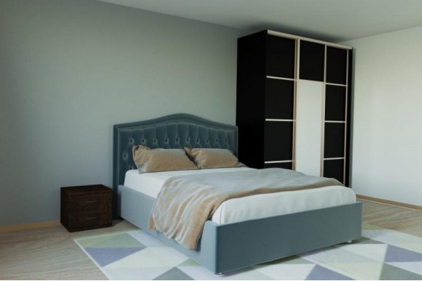 Кровать мягкая "Калининград" 1,4*2,0 м с подъемным механизмом