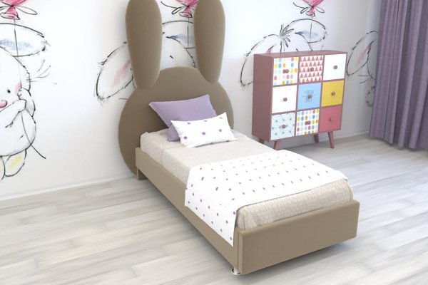 Кровать "Зайка" 1,2*2,0 м с ортопедическим основанием